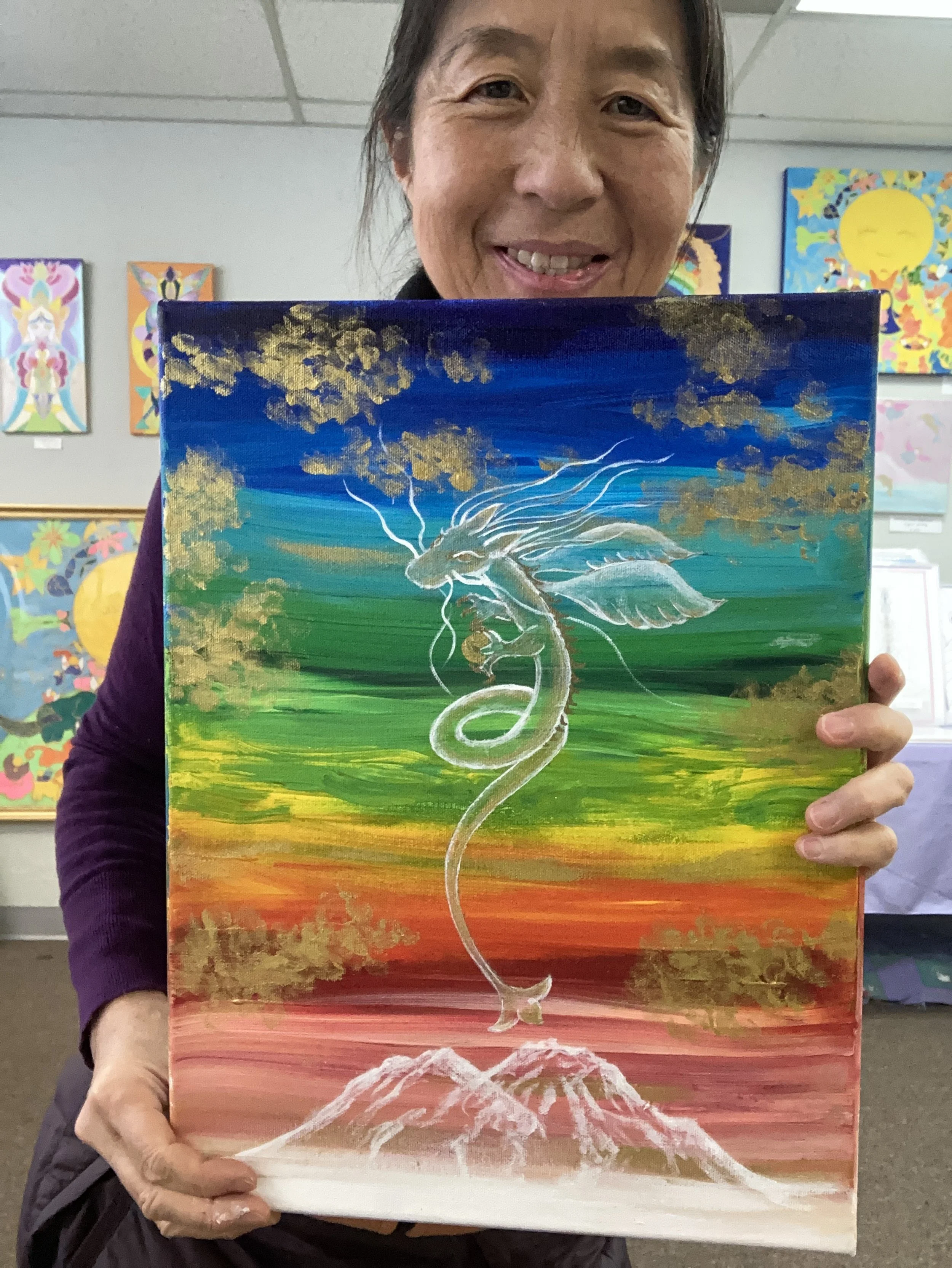 Rainbow Sky and Dragon in Mount Shasta (2024)