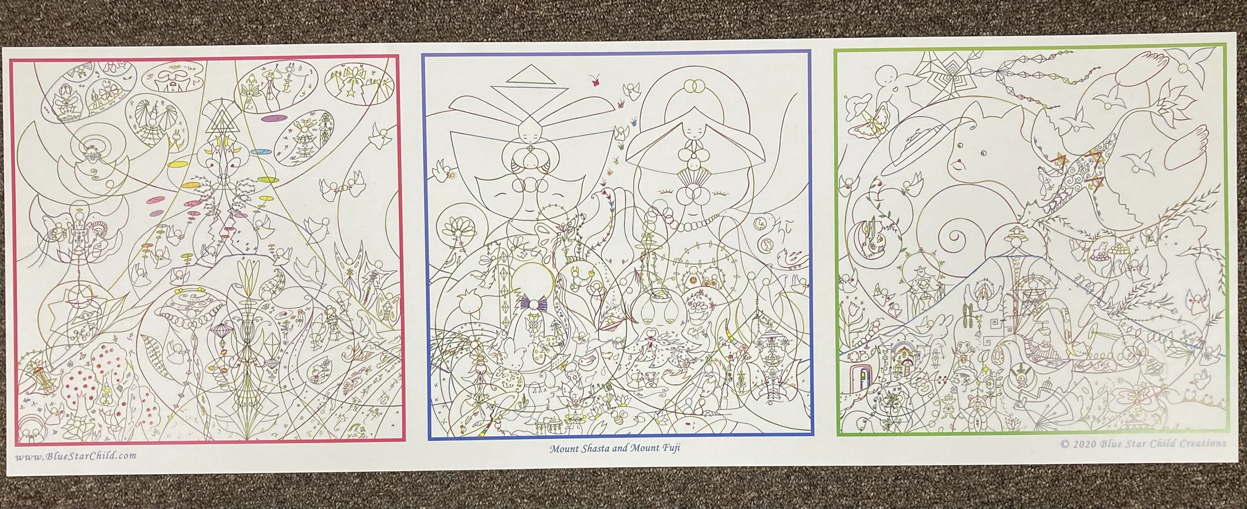 Mount Fuji and Mount Shasta