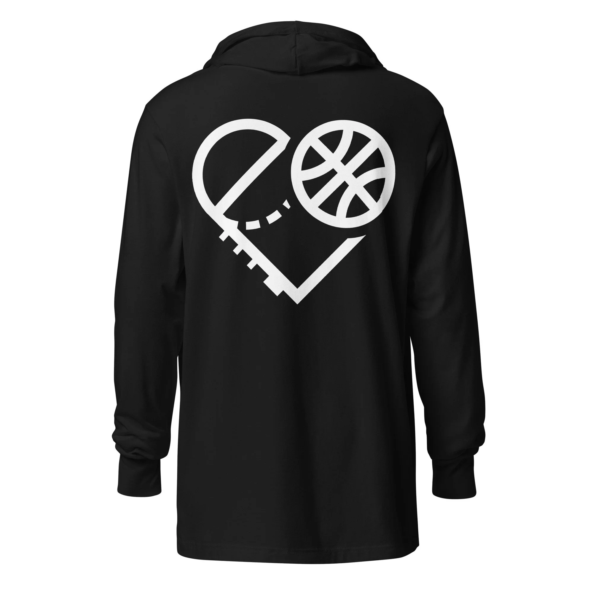 For The Love Of Hoops | Hooded Long-Sleeve Tee