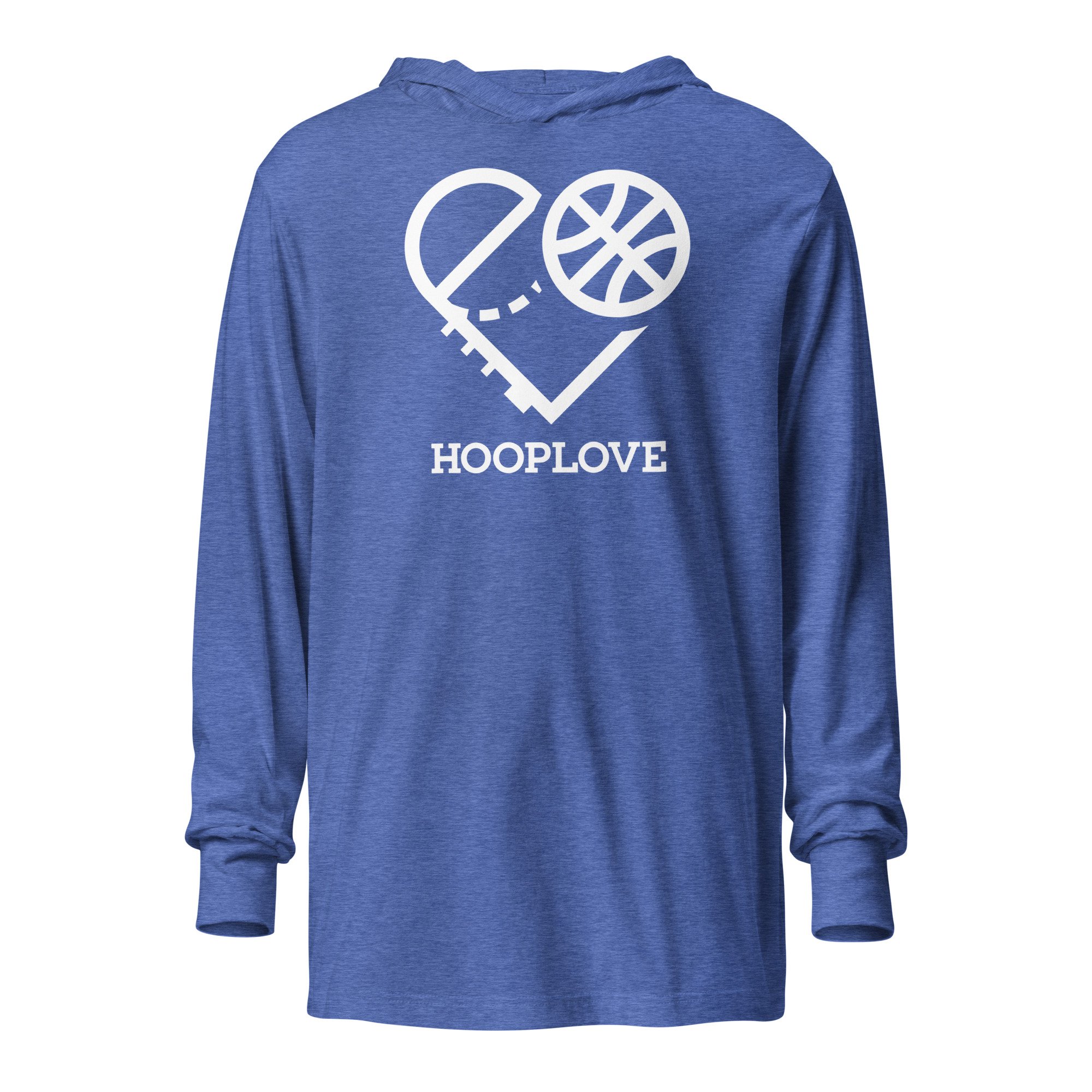 Hooplove Logo | Hooded Long-Sleeve Tee