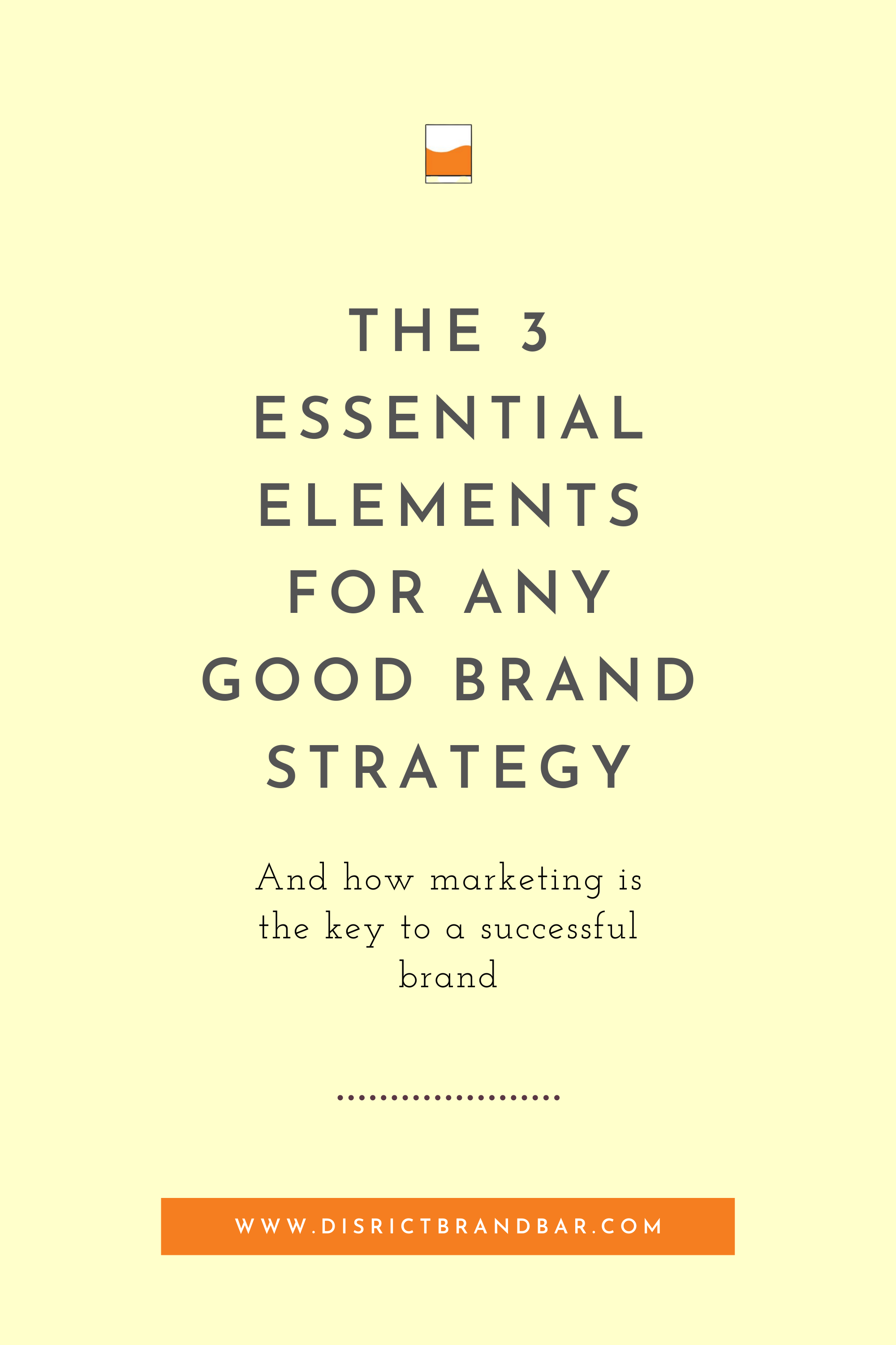 The 3 Essential Elements for Any Brand Strategy
