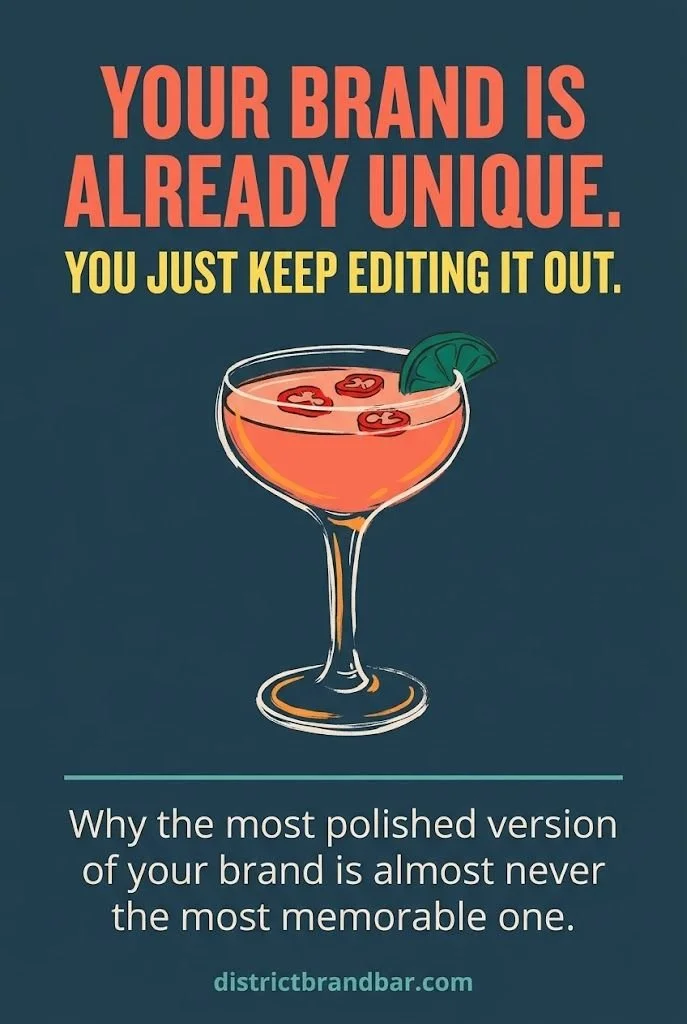 Your Brand Uniqueness Is Already There. You Just Keep Editing It Out.