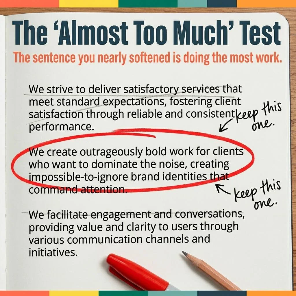 The almost too much test.