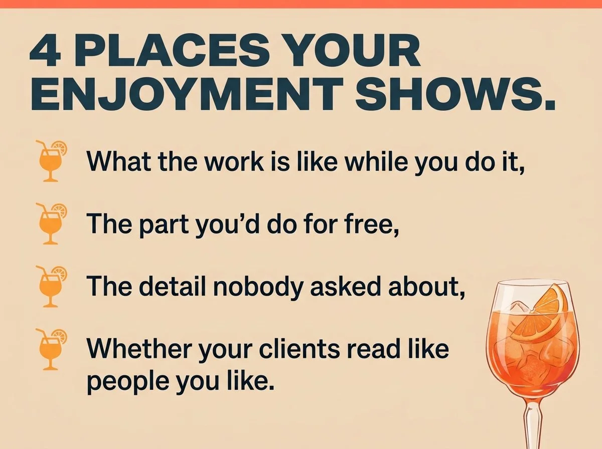 The 4 places your enjoyment shows graphic