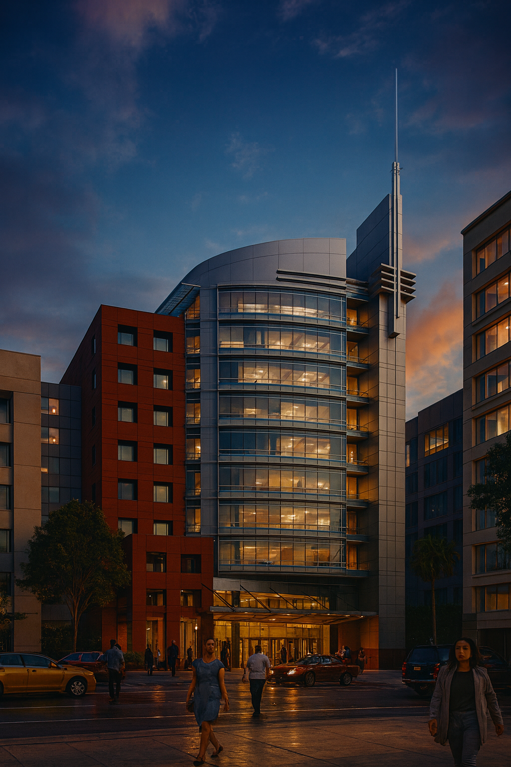PHILIPPINE INSURANCE OFFICE BLDG--CEBU CITY, PHILIPPINES
Architectural design of 10 story 15,000 sm office building.
Architect of Record: EDSA Architects
Design Architect: NFC Architects
