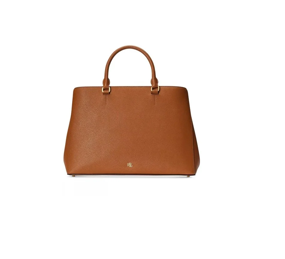 Lauren Ralph Lauren Hanna Tan Sac en Cuir