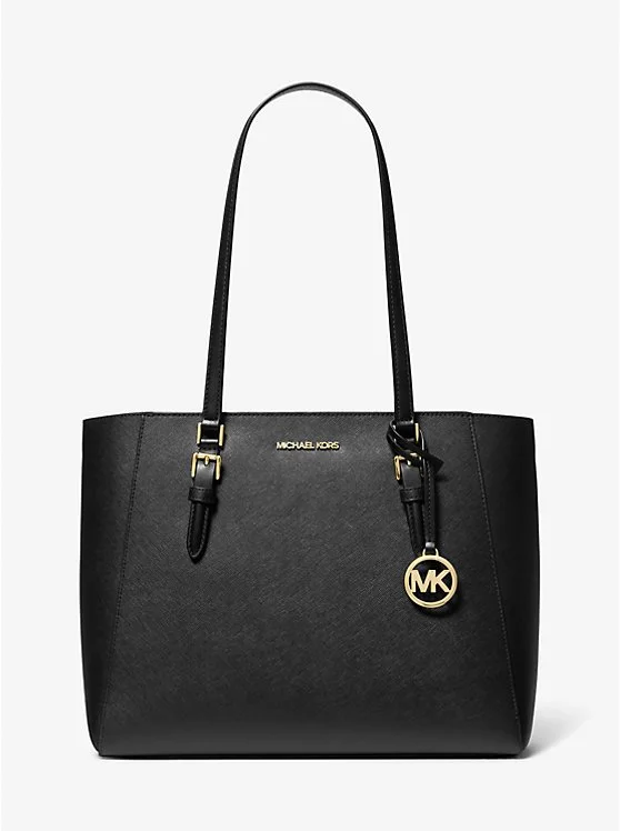 MICHAEL Michael Kors Charlotte Large 3-in-1 Signature Tote Bag  Black