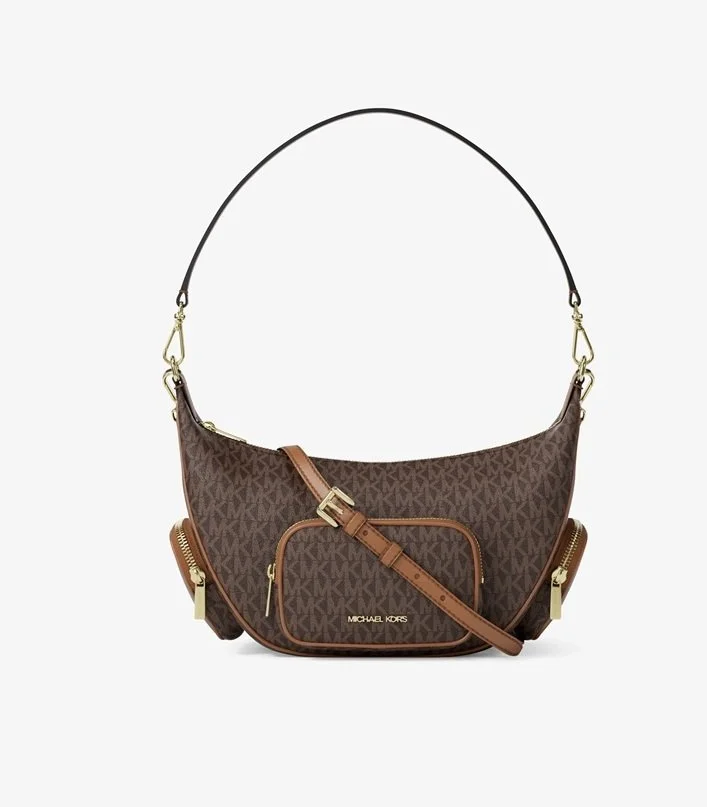 MICHAEL Michael Kors Merritt Medium Signature Logo Convertible Shoulder Bag