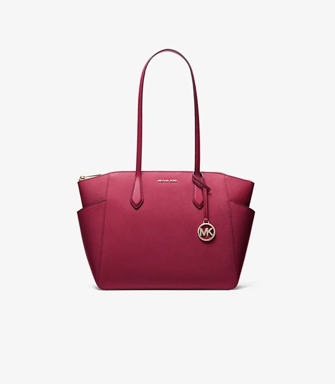 MICHAEL Michael Kors Marilyn Sac en Cuir Saffiano Cherry