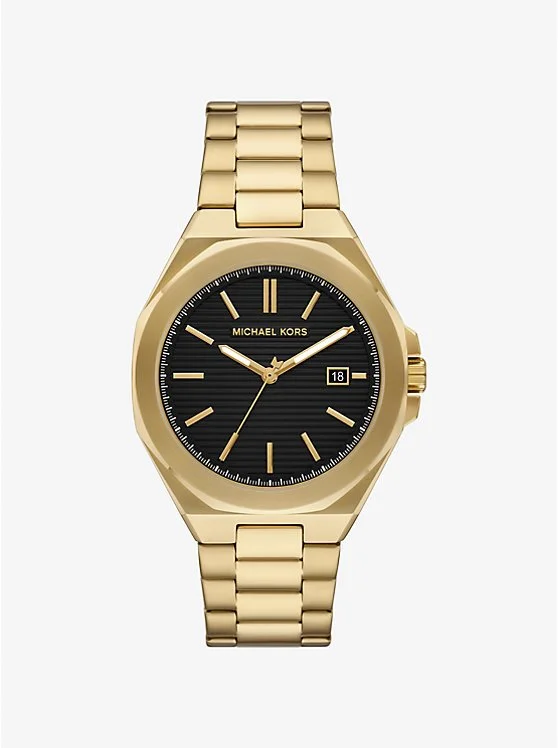 MICHAEL Michael Kors  Oversized Lennox Gold-Tone Watch