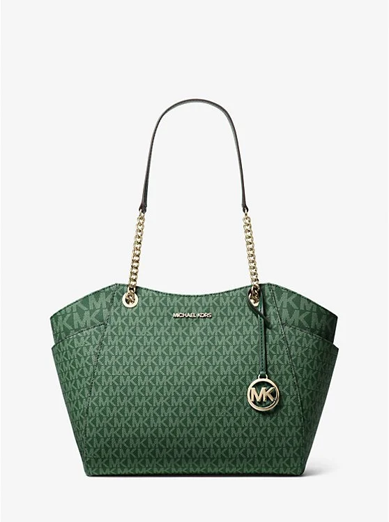 MICHAEL Michael Kors Sac Jet Set Moyen en cuir Saffiano Moss