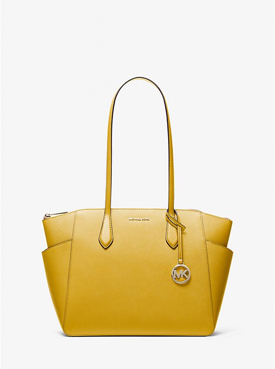 MICHAEL Michael Kors Marilyn Sac en Cuir Saffiano  Honey