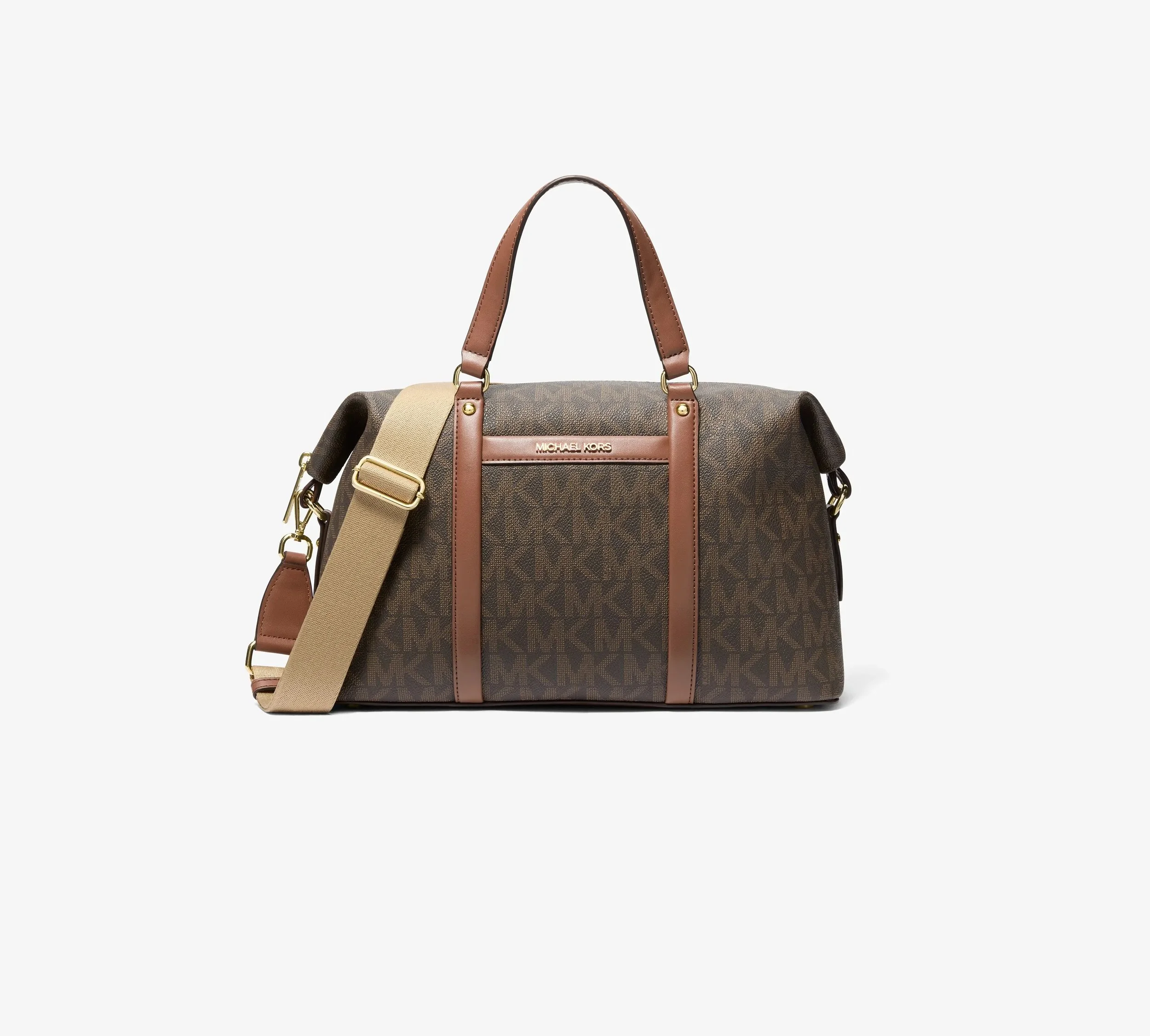 MICHAEL Michael Kors Beck Medium Satchel Brown