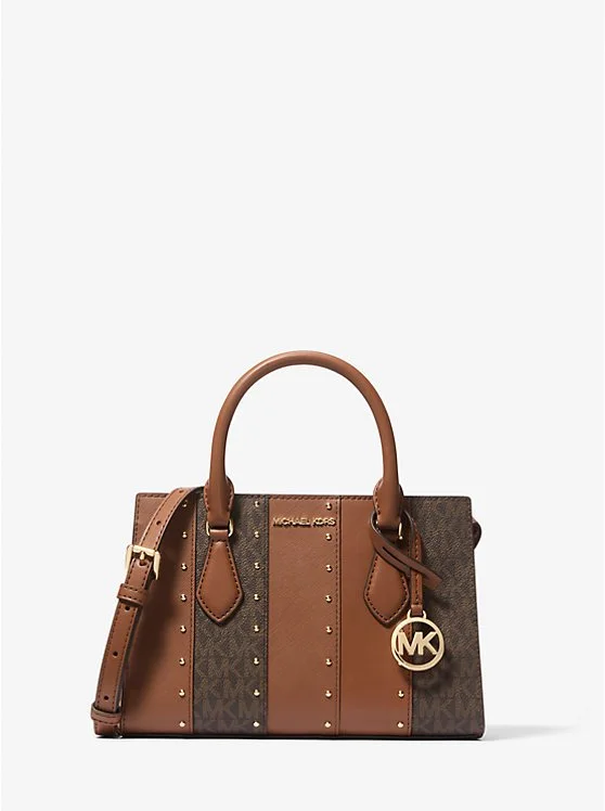 MICHAEL MICHAEL KORS Sheila Medium Signature Logo Sac à main en cuir Brown (Copy)