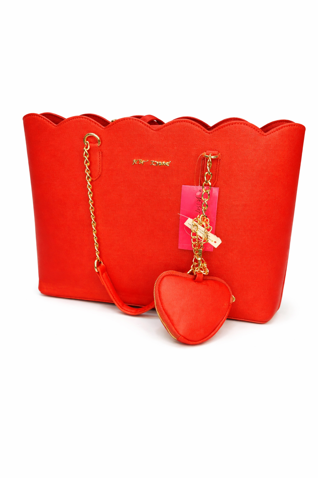 Betsey Johnson Tote Sac à Main Rouge