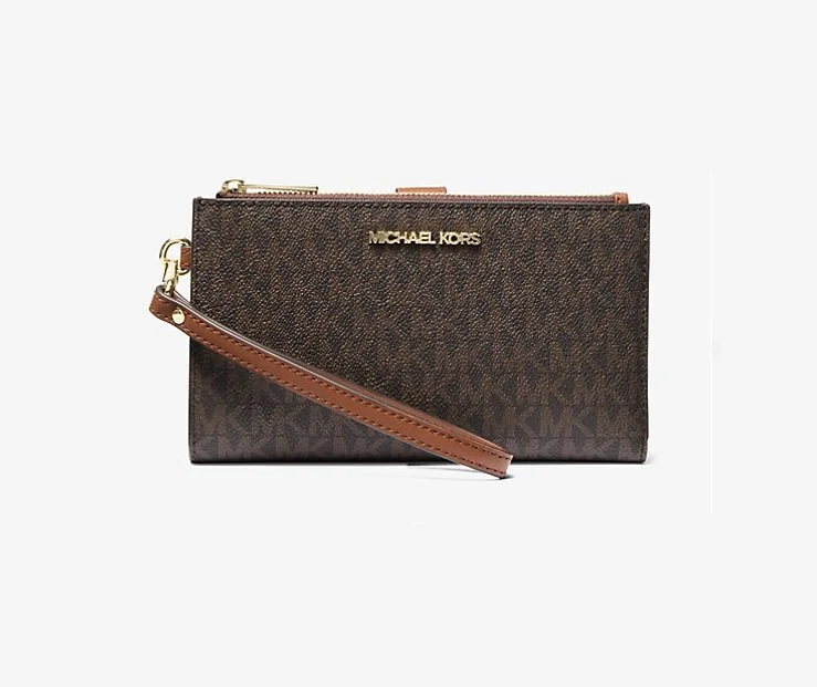 MICHAEL Michael Kors Jet Set Large Leather Smartphone Wristlet Wallet