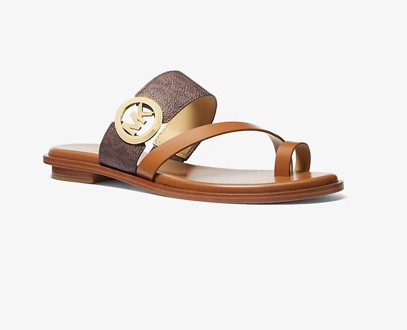 MICHAEL Michael Kors Vera Slide Sandal Brown