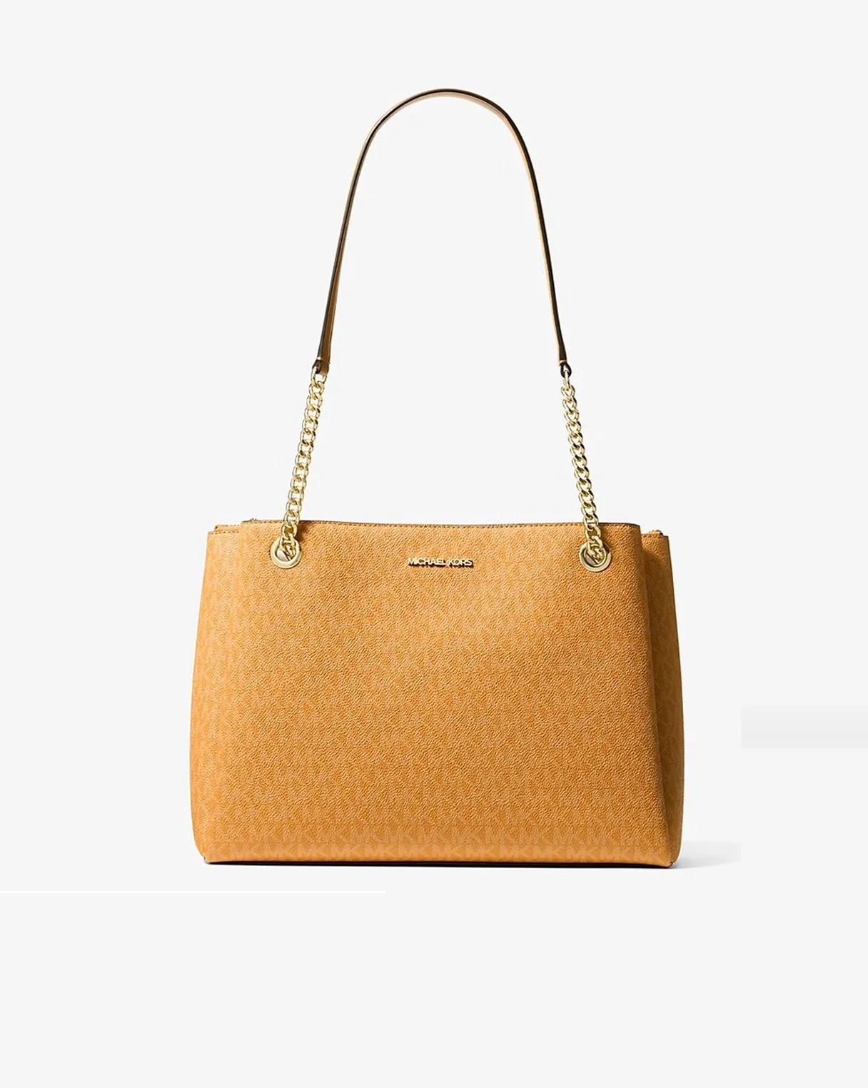 MICHAEL Michael Kors Soho Medium Signature Logo Tote Bag Orange