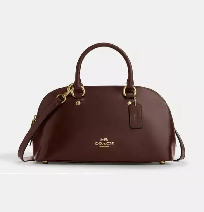 COACH Lara satchel bag Maple