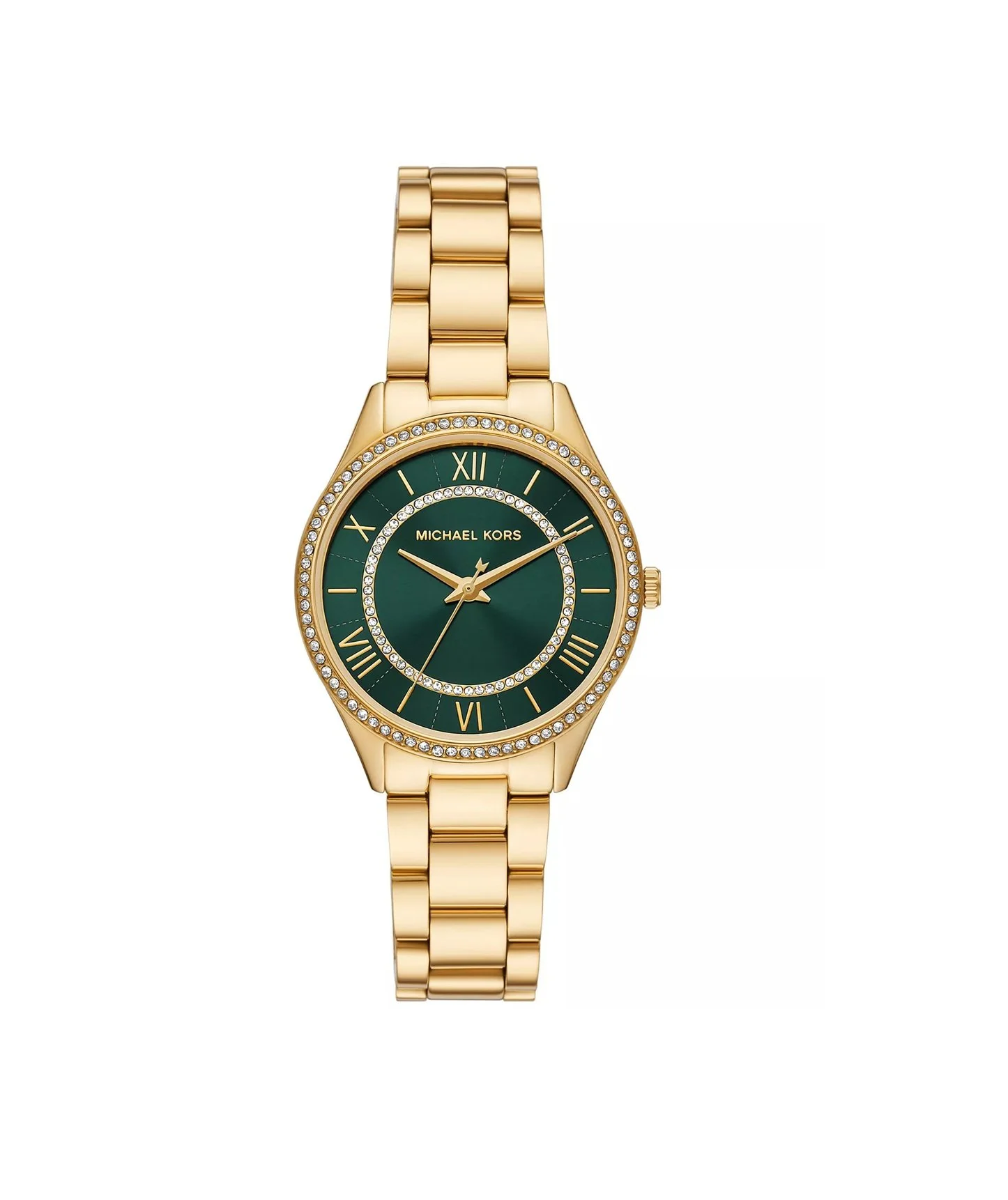 MICHAEL Michael Kors  Lauryn Three-Hand Gold-Tone Stainless Steel Watch