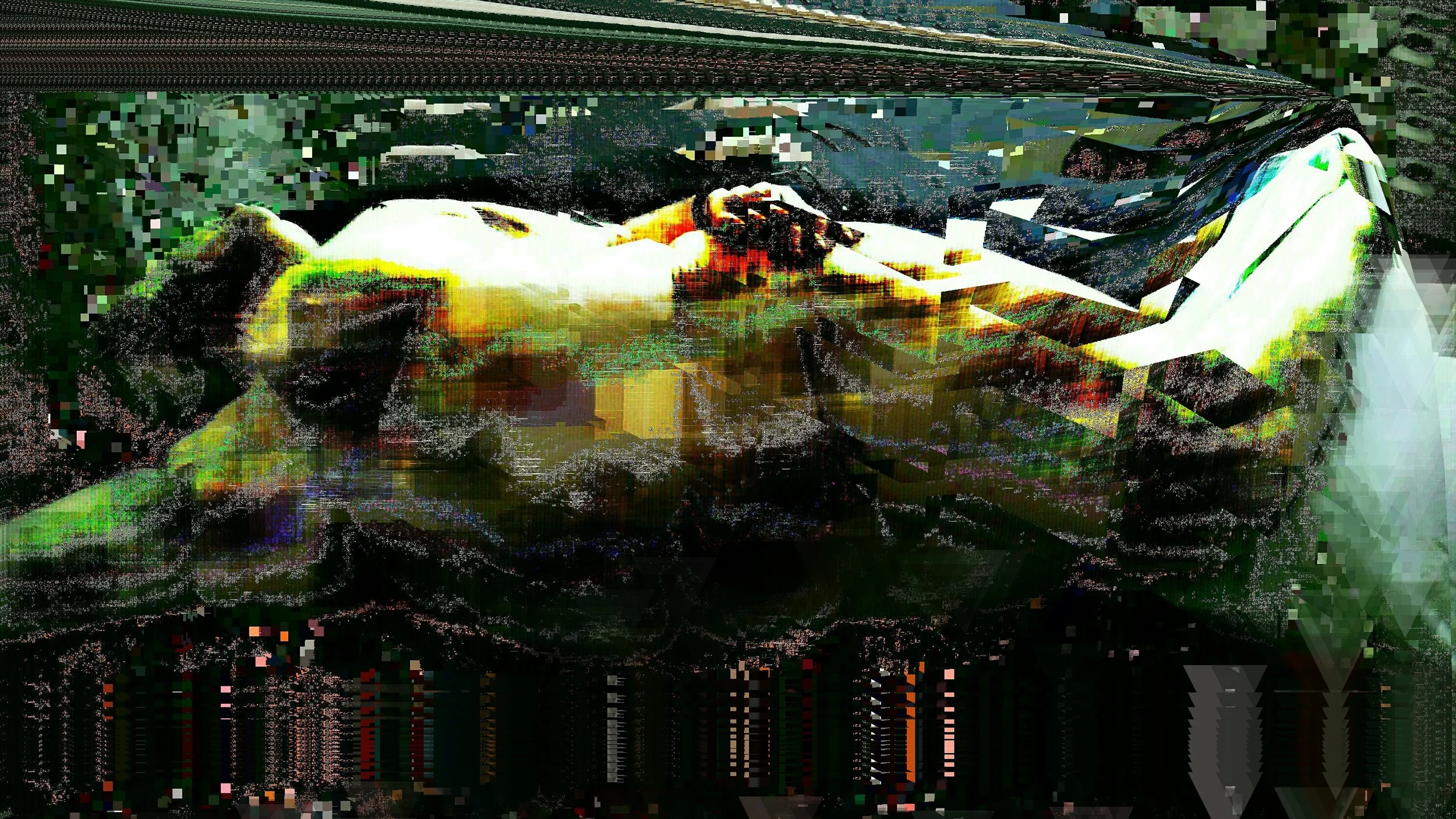 Goodnight Princess  | Glitch Art By Jon Anthony Thomson