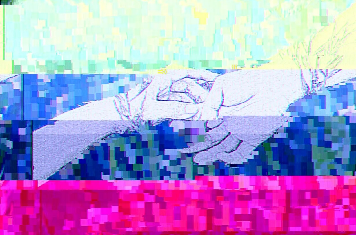 Reach | Glitch Art By Jon Anthony Thomson