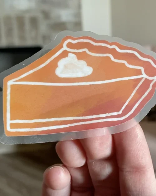 Autumn Pumpkin Pie Sticker