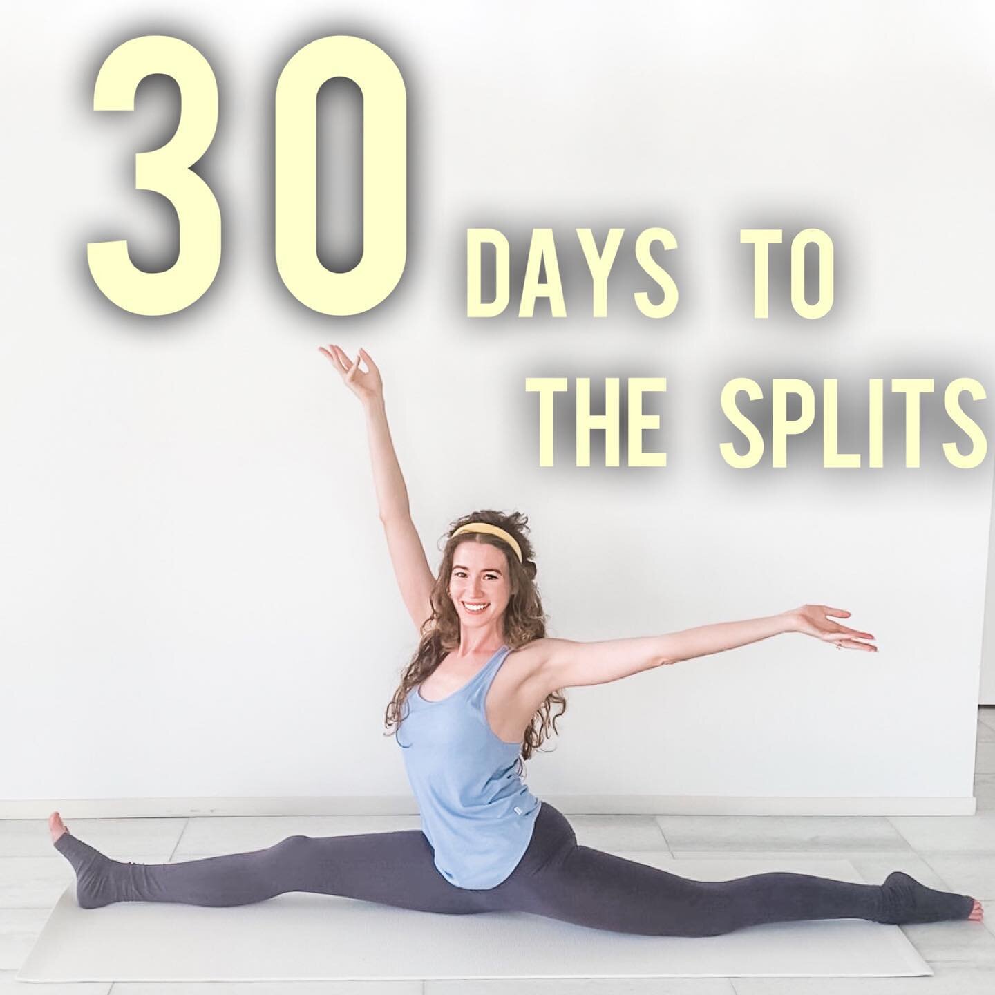 MINI TRAINING ⭐️ How to Do Go From Tight to the Splits in 30 days 😲⁣
⁣
Do you ever feel defeated scrolling through instagram seeing beautiful, but totally impossible-looking yoga poses? 😩 ⁣
⁣
&ldquo;How can these people do magic, and why am I not o