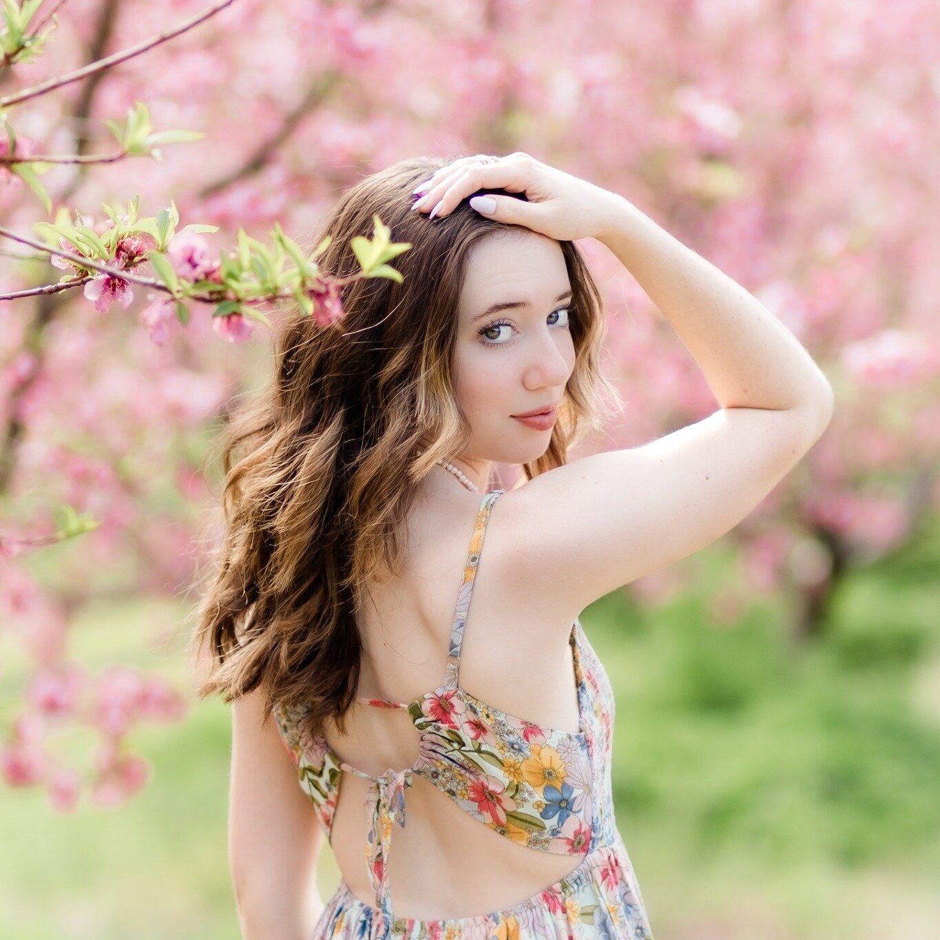 In honor of the first day of spring, some photos of Maggie at @aravaipafarms - those beautiful pink blooms only last a couple of weeks each year, and it sounds like many of you would be interested in a little field trip next spring for mini sessions!