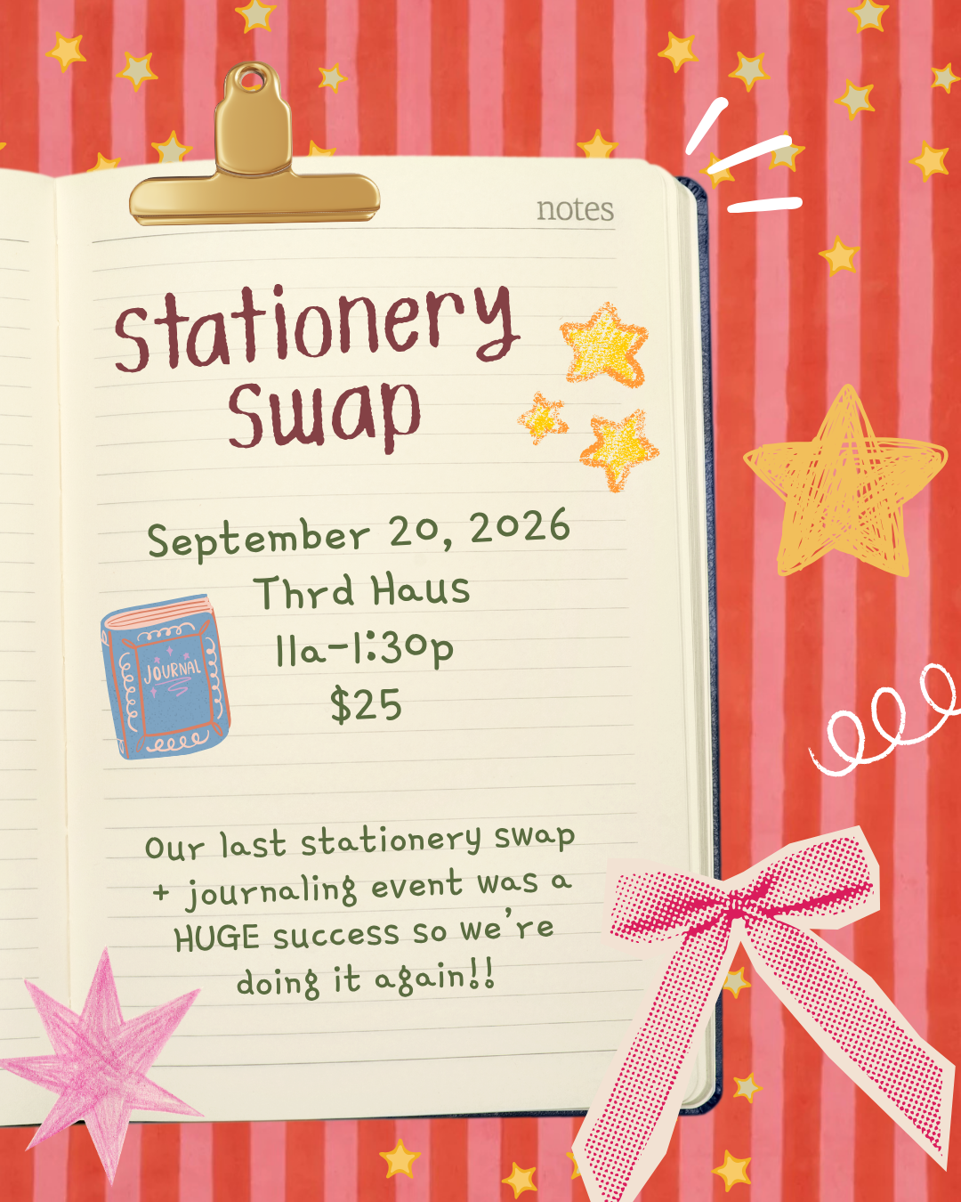 Stationery Swap Event