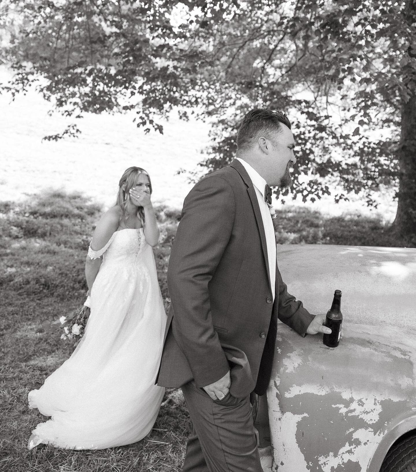 happy tears seeing his bride 🥹🫶🏼