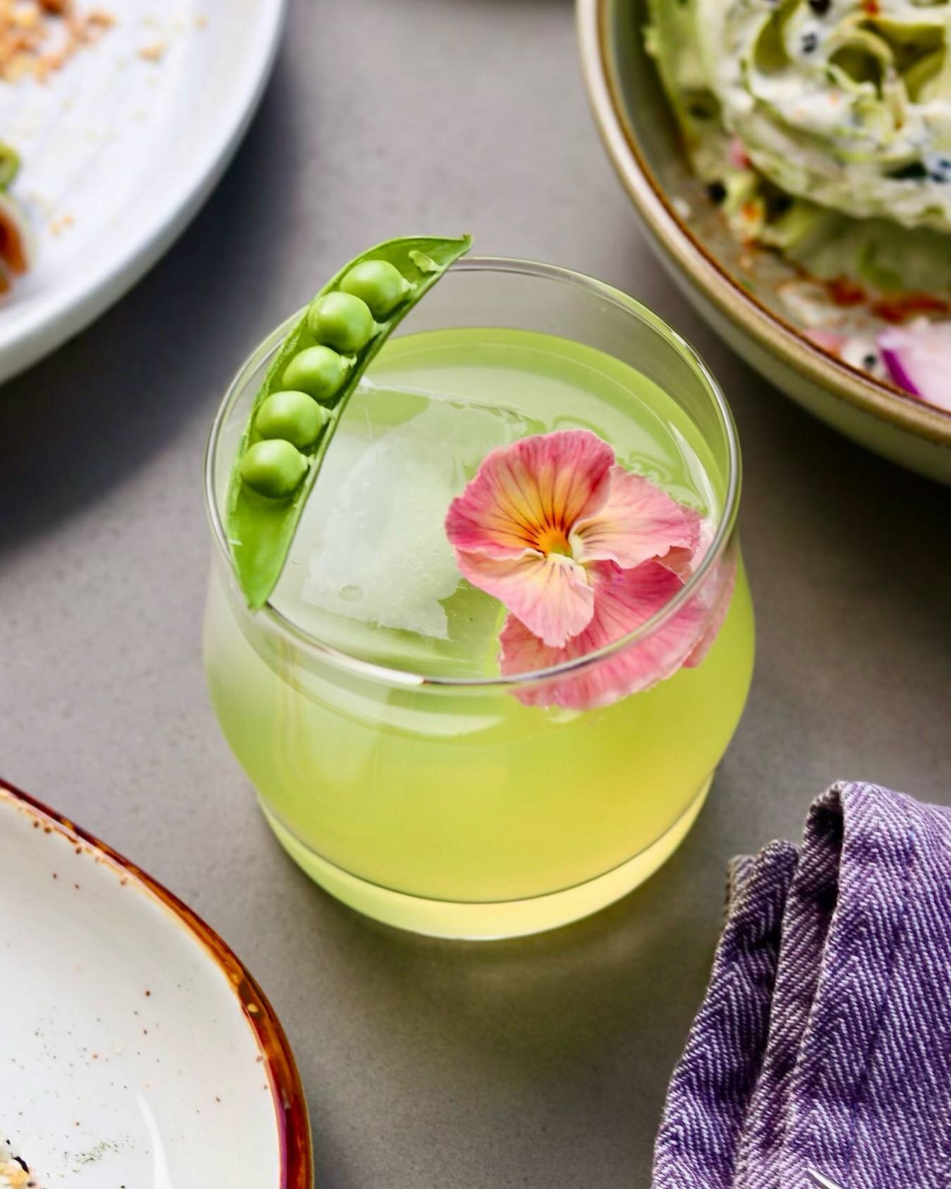 SWEET PEA 🌸

&ndash;Aquavit, Sweet Pea Simple, Aveze, Celery Bitters, Freshly-Squeezed Lime&ndash;

What is Aquavit? Aquavit is a Scandinavian spirit that is typically made from grain or potatoes and flavored with a variety of herbs and spices, most