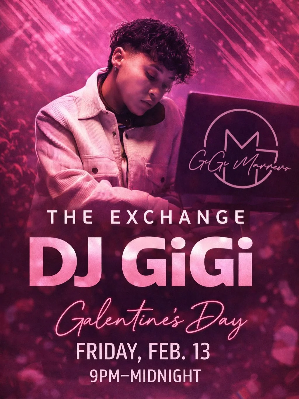 Galentine&rsquo;s Day with DJ GiGi 🩷

9PM-Midnight.

Featuring espresso martinis made with love 🤎