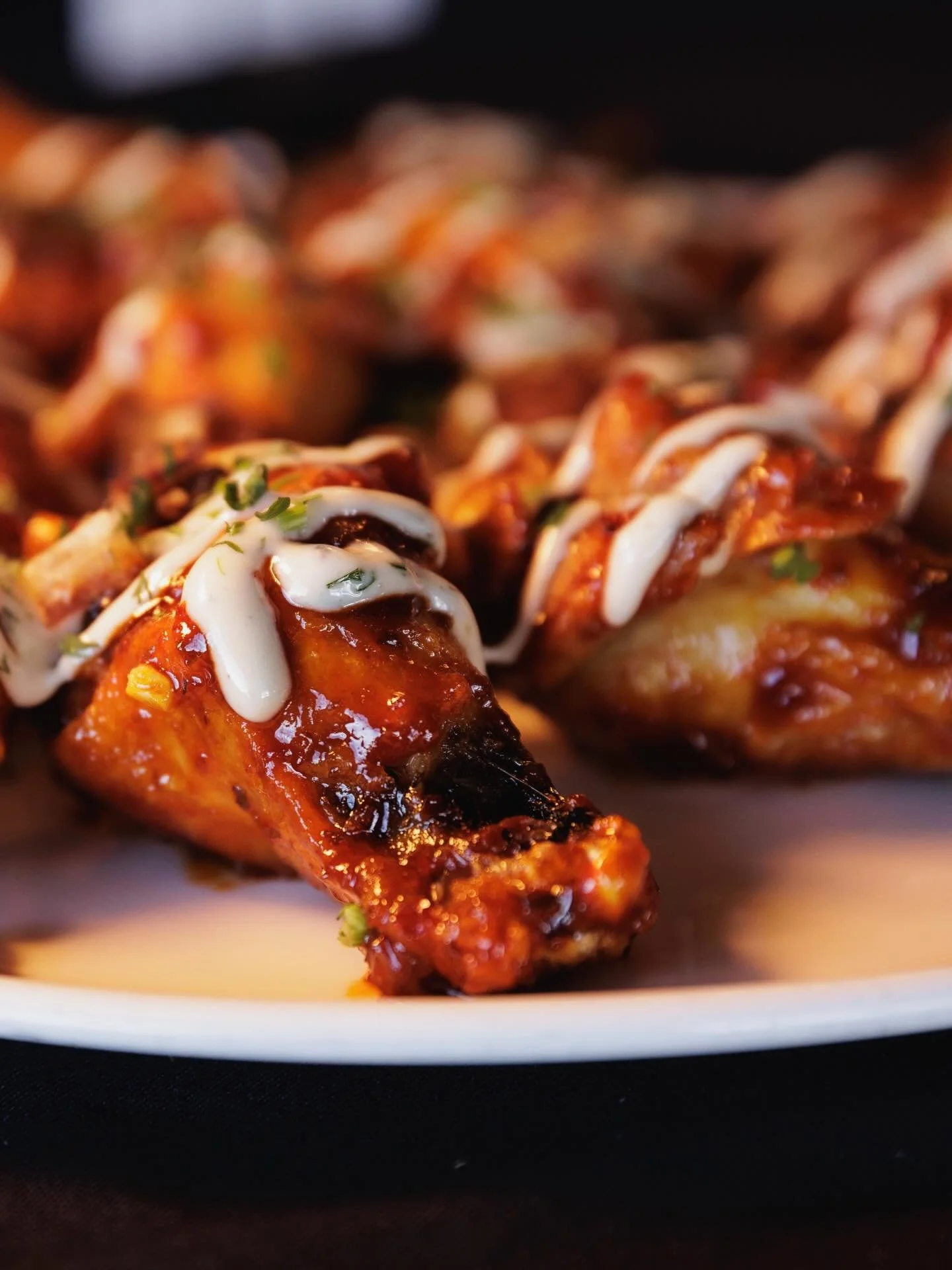 Harissa Maple Glazed Chicken Wings.

Available this week for @lancastercityrestaurantweek!

Image by @heyjinx_design