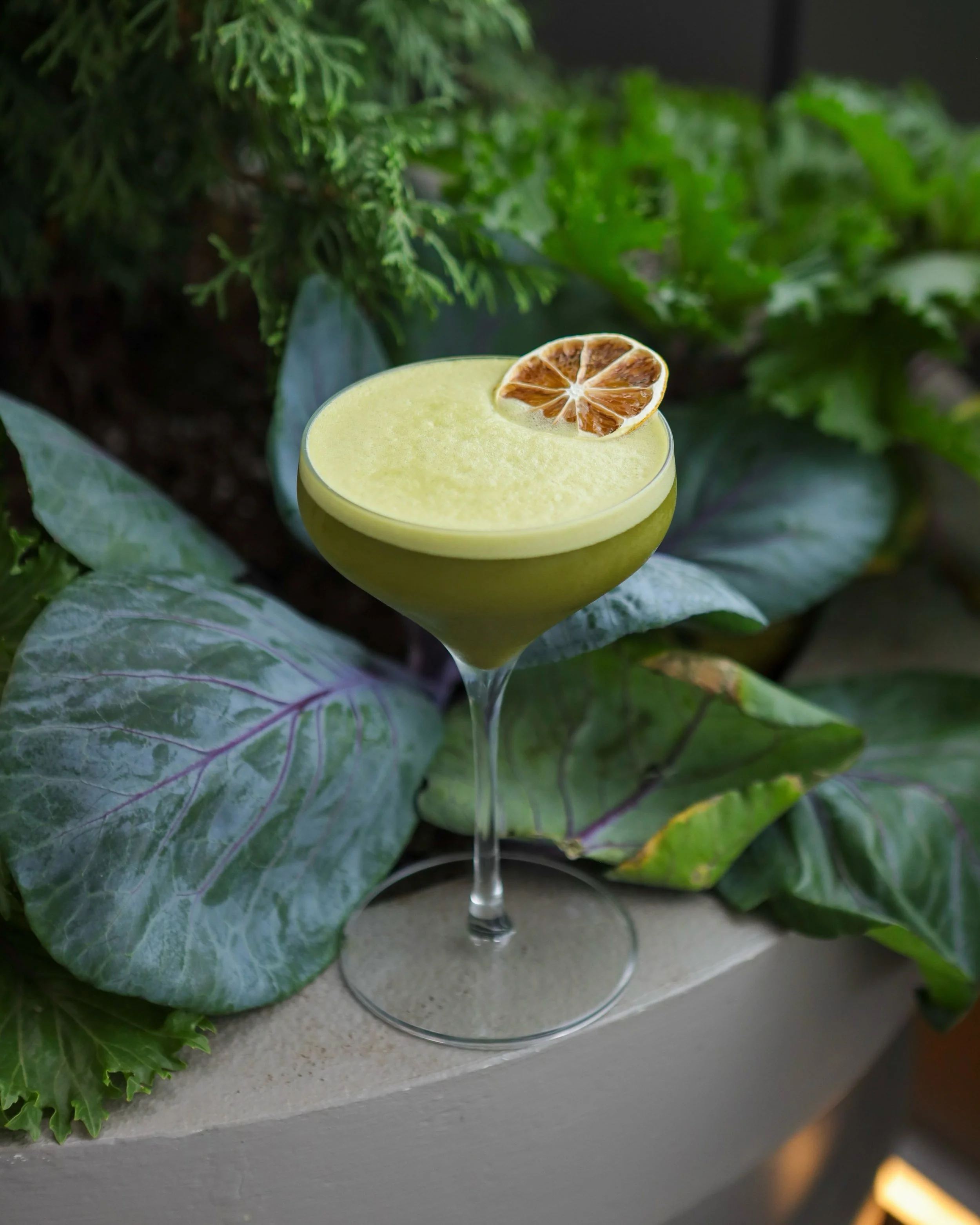 The Fallen Garden Gimlet 🌿

Matcha&ndash;infused Suntory Toki Whiskey, Yuzu, Fresh Lemon, Fee Foam.