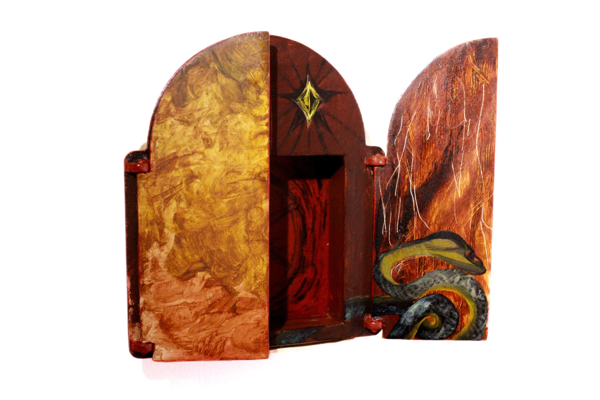 2024, Spirit Box II, 4' x 6' x1',  inches, oil on panel.