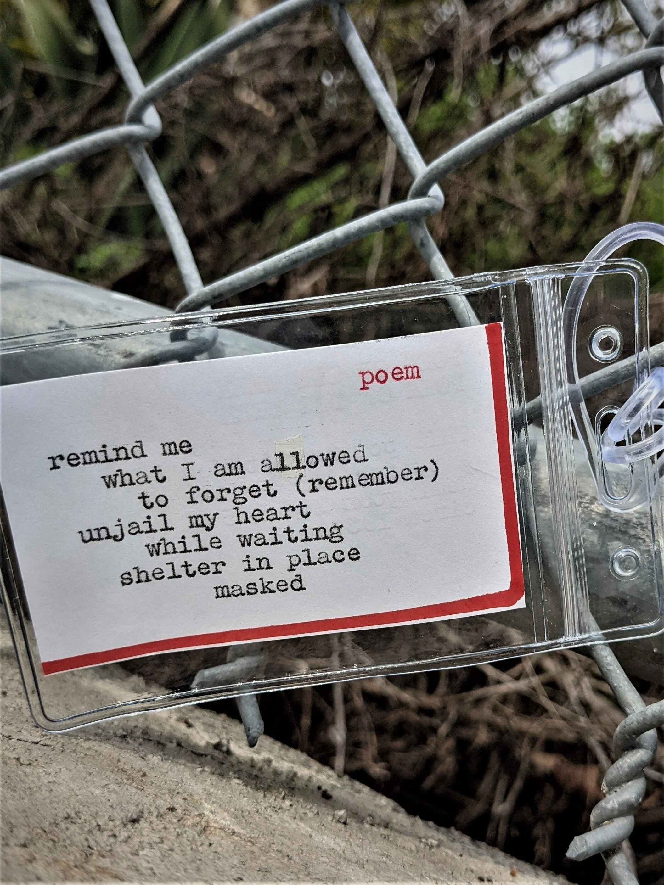 Typewriter Poems by Catalina Cariaga