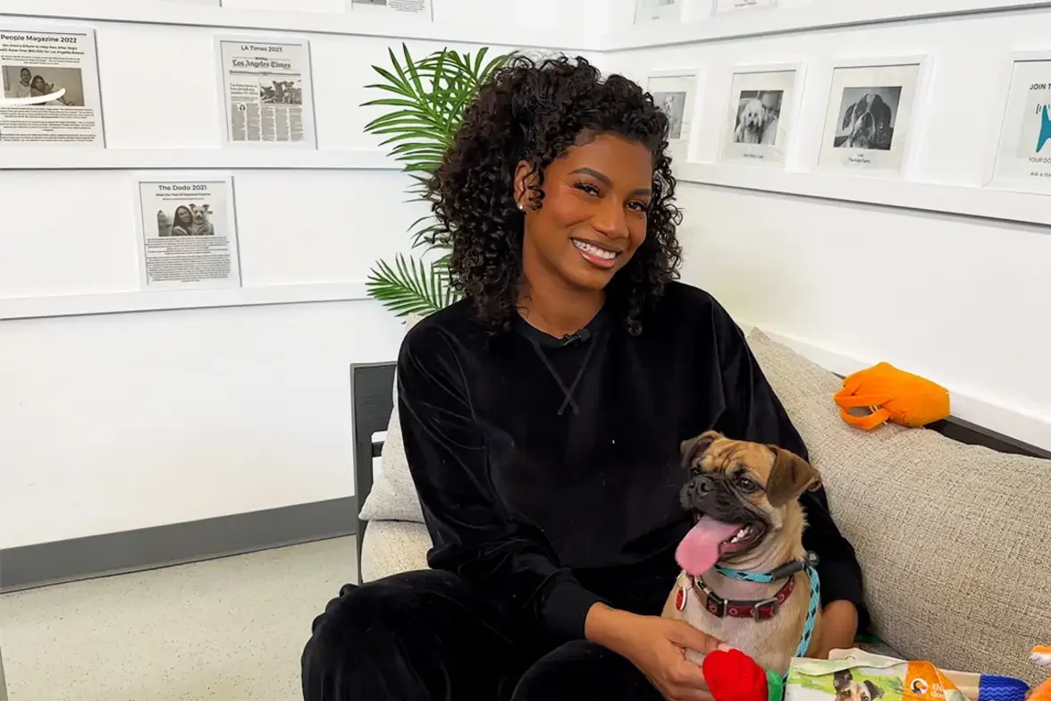 Taylor Rooks’ Dream Date with Rescue Pup Jeff
