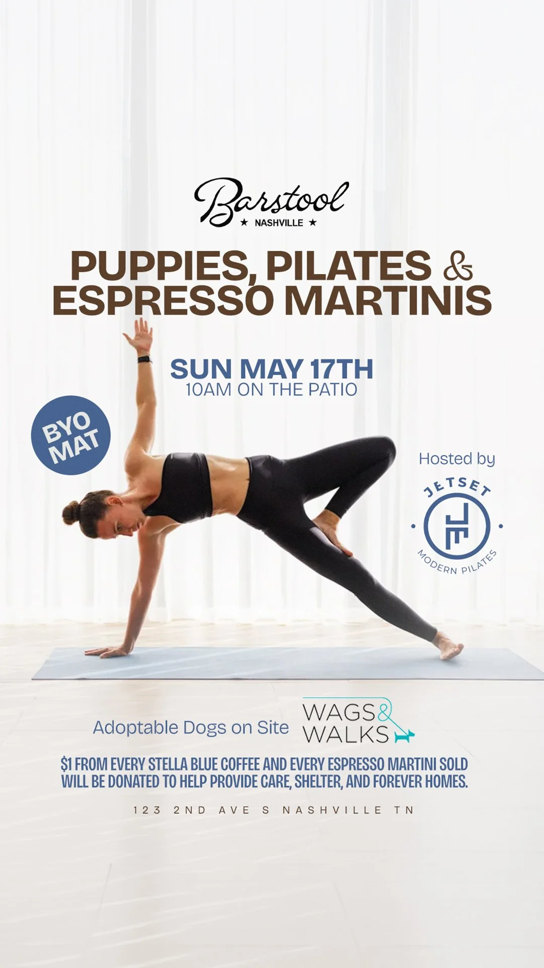 Puppies, Pilates, & Espresso Martinis 