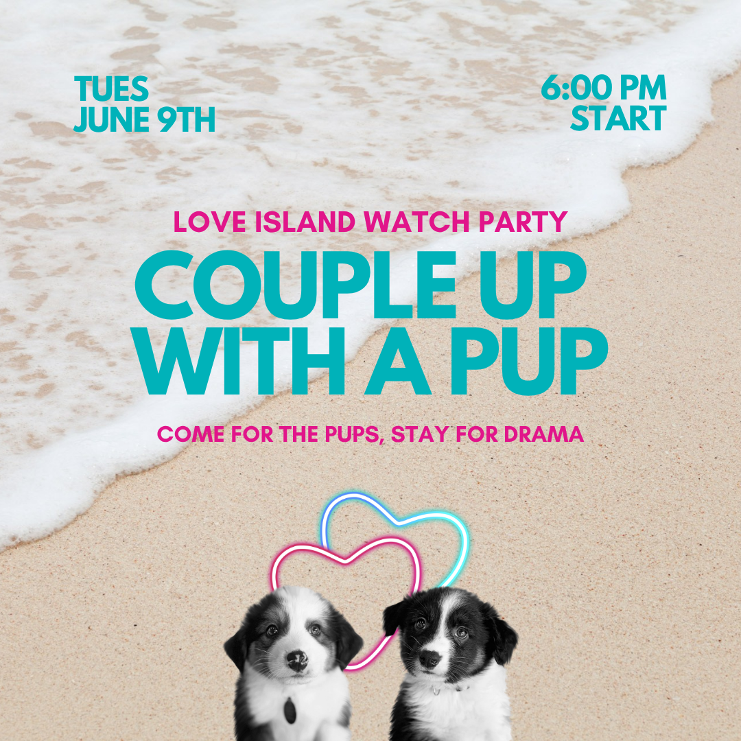 Couple Up with a Pup, A Love Island Watch Party - Summer Series 