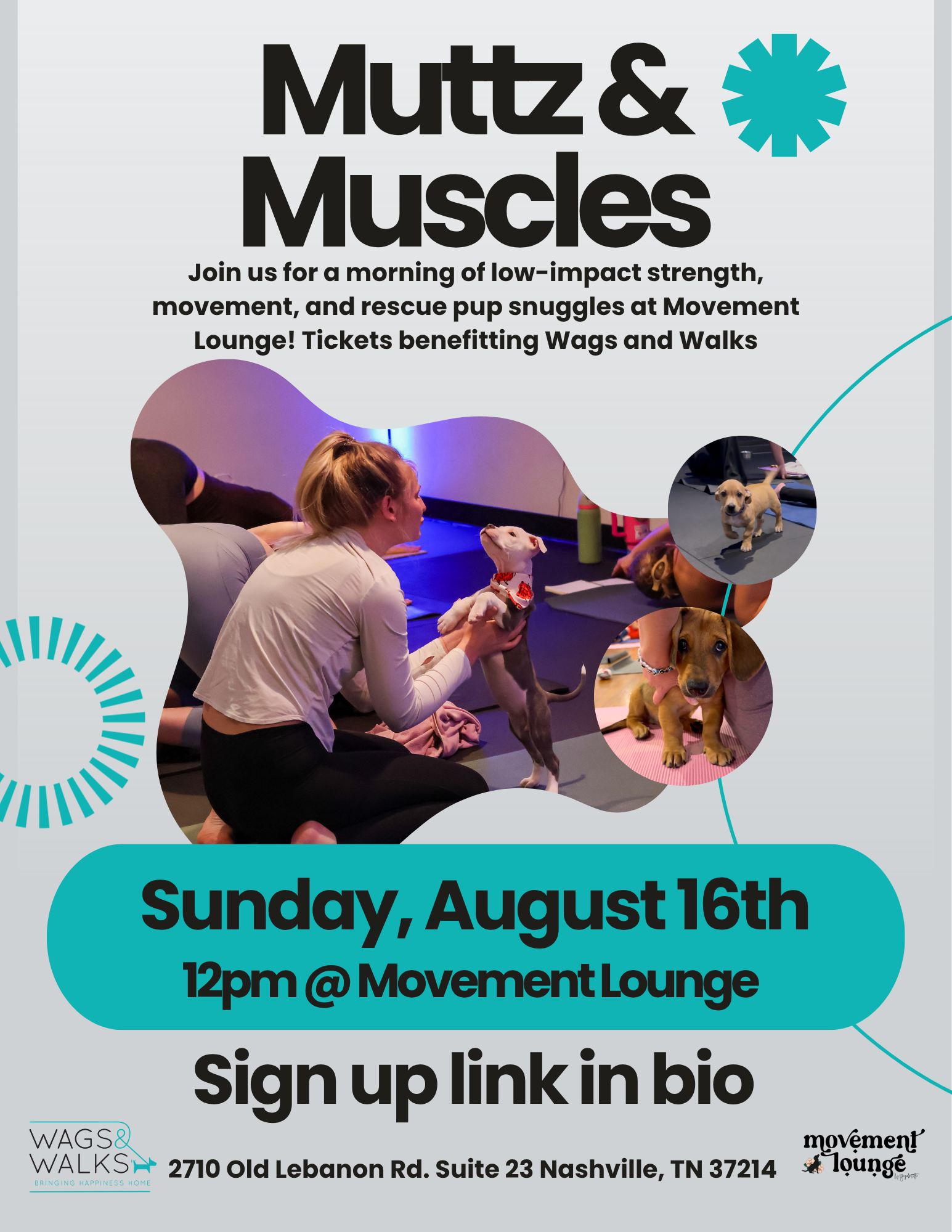 Muttz & Muscles with Movement Lounge 