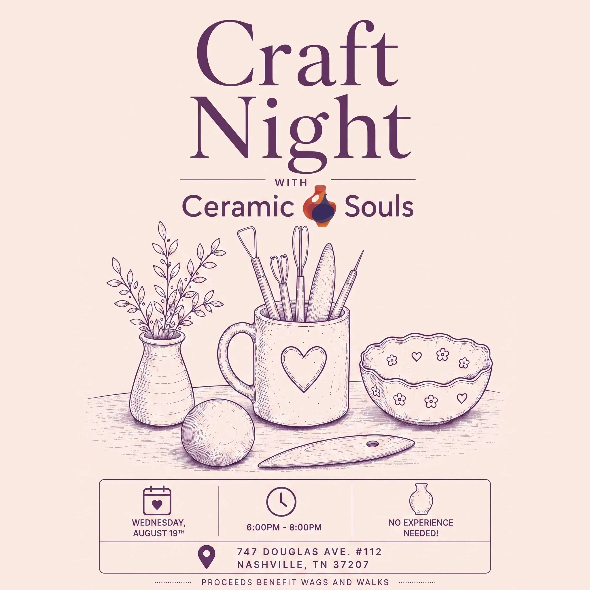 Craft Night with Ceramic Souls
