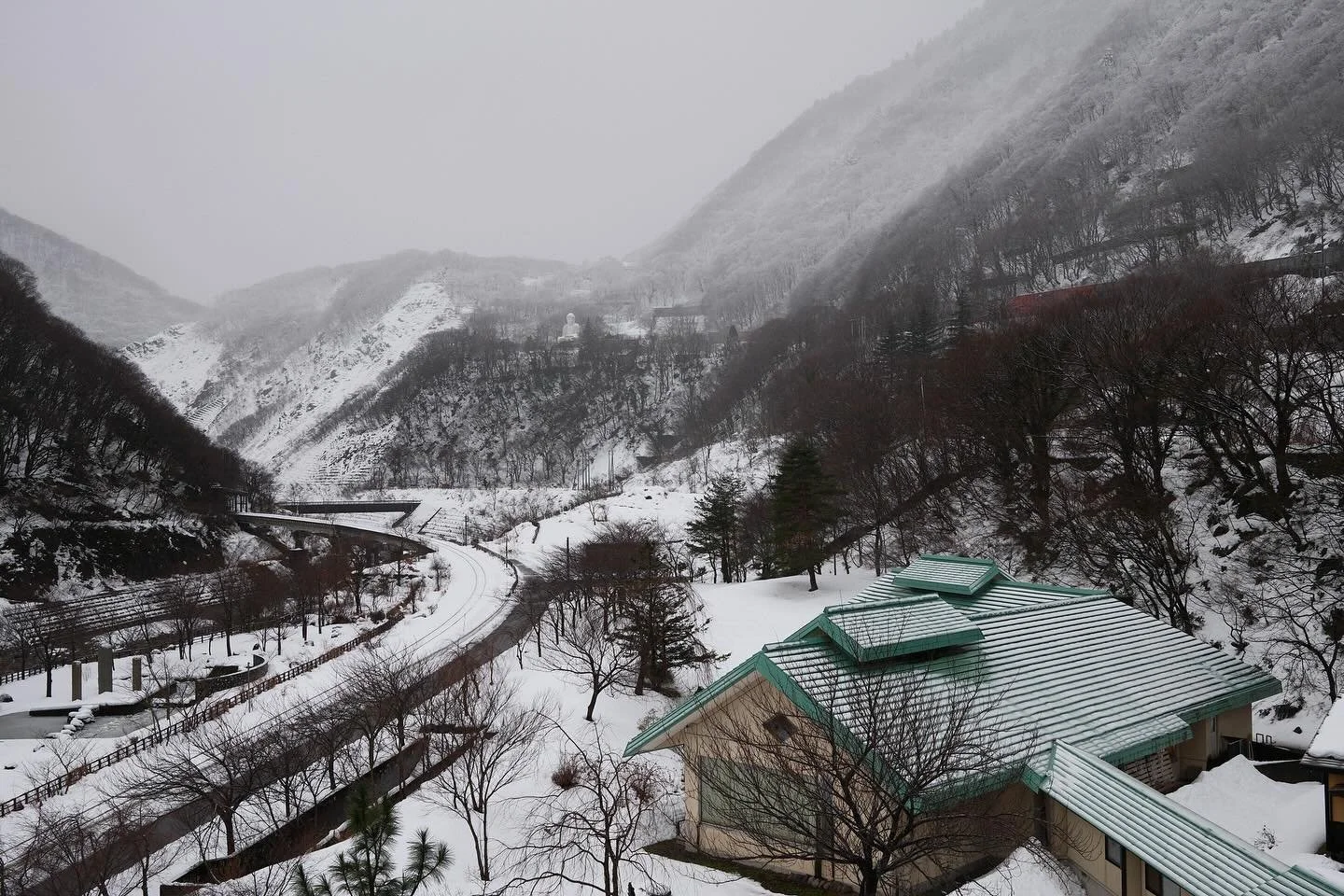 A pic from late last year - onsen