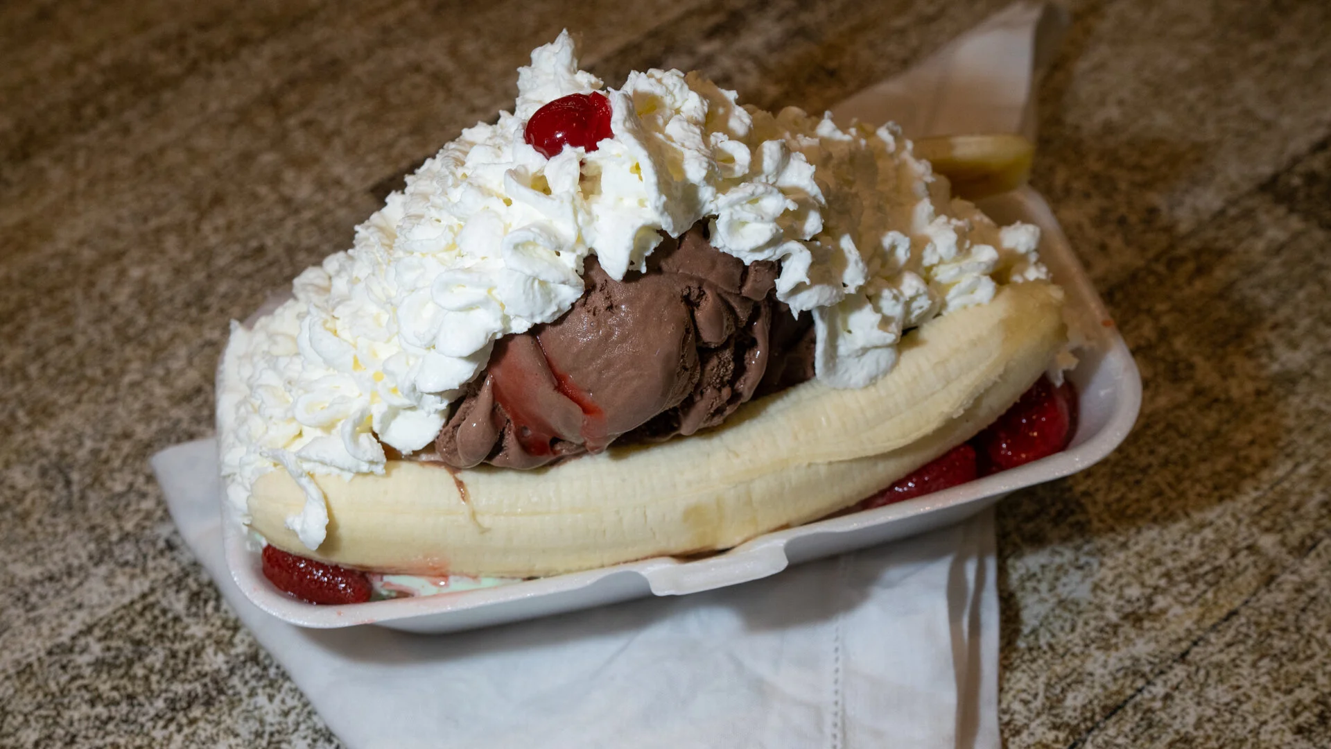 Banana Spilt With Cherries And Whipped Cream.jpg