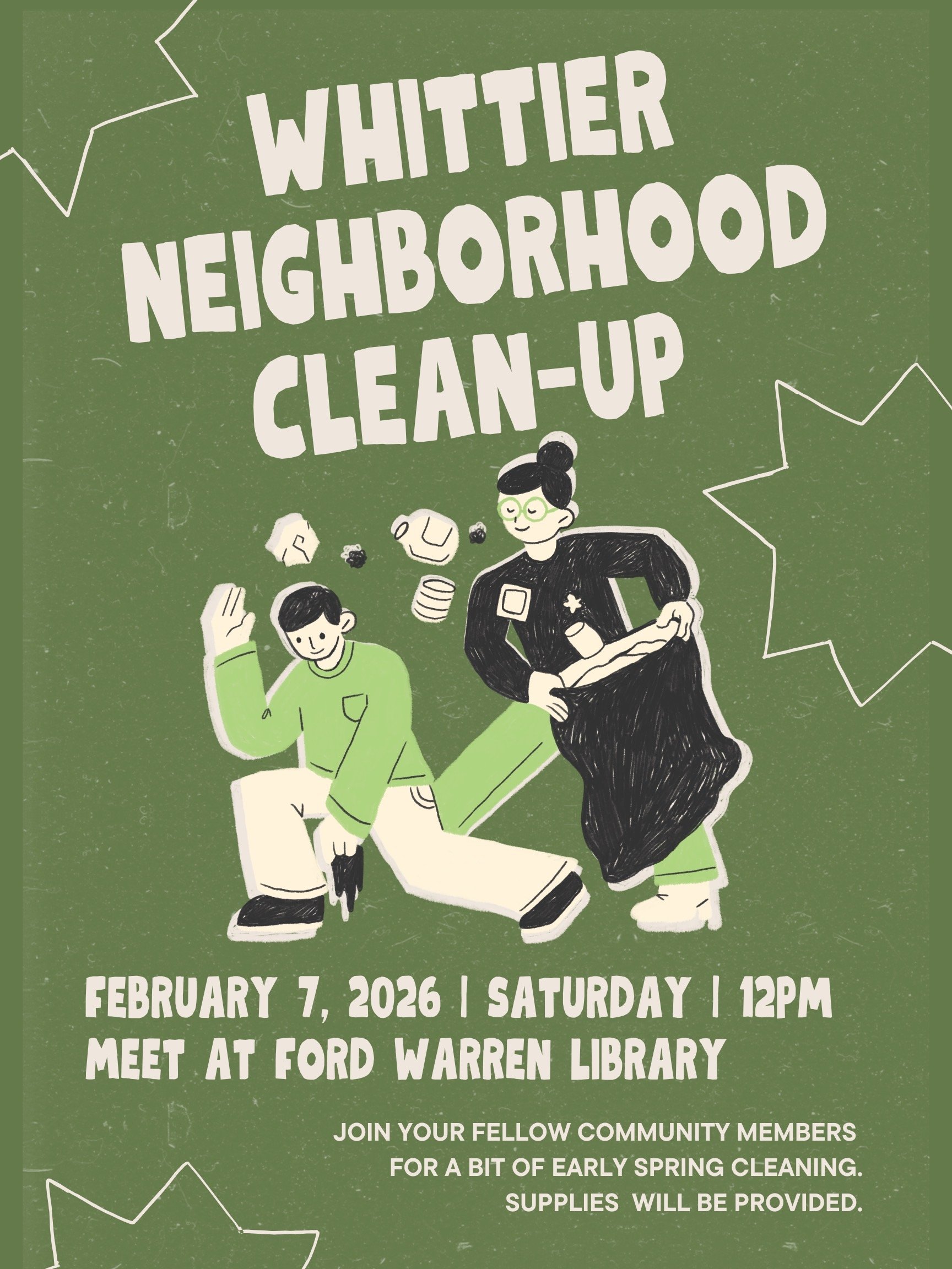 Whittier Neighborhood Clean Up