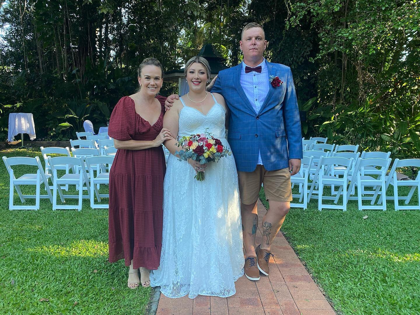 Mr &amp; Mrs Stevens🤍
It was so fun locking Corey and Kirstie in as Husband &amp; Wife yesterday!

We kept the ceremony light and fun, with the perfect mix of emotion and encouraged their VIPs &amp; fur-babies, Max &amp; Dash to get involved. It was