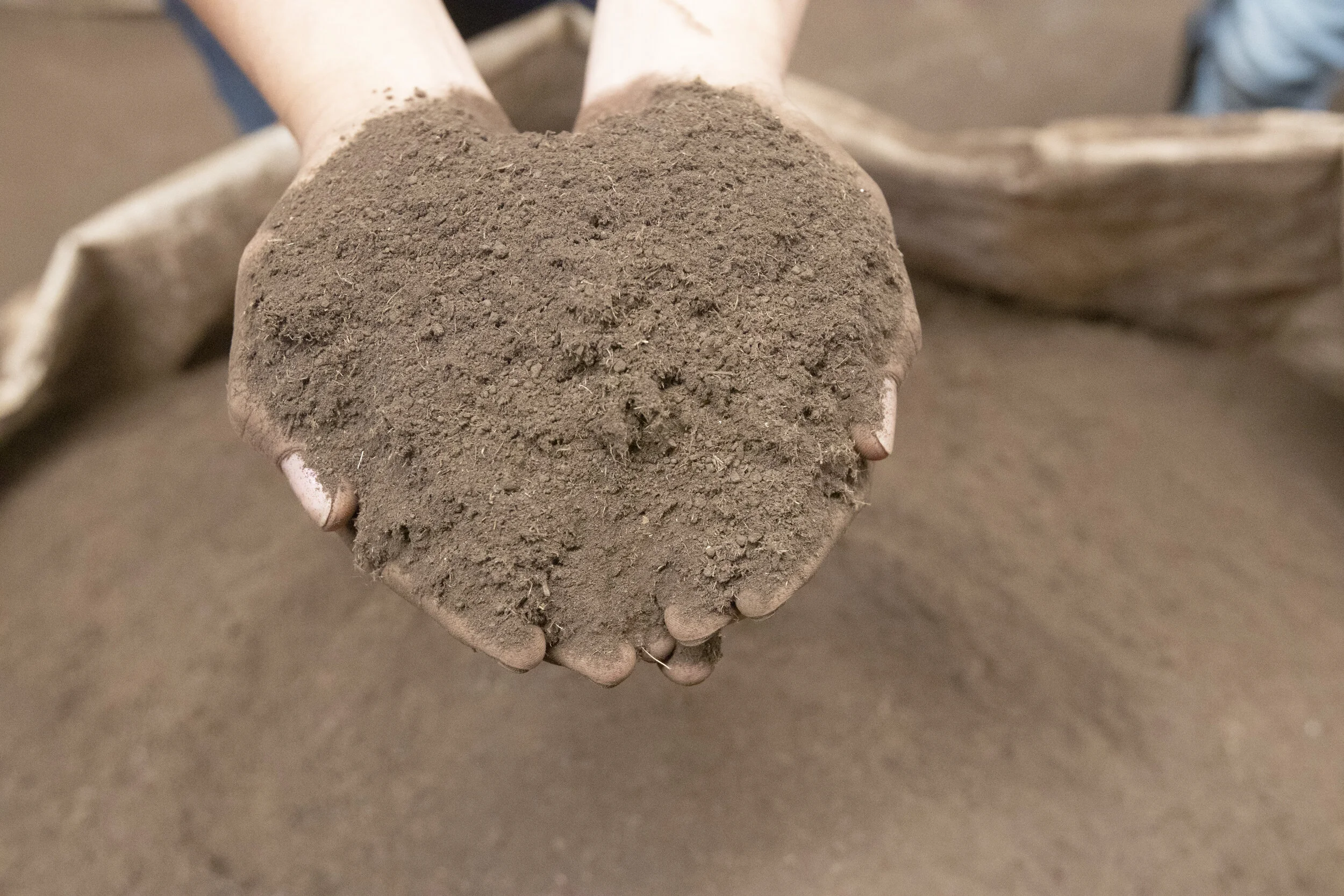 The Bio Fertilizer prior to bagging