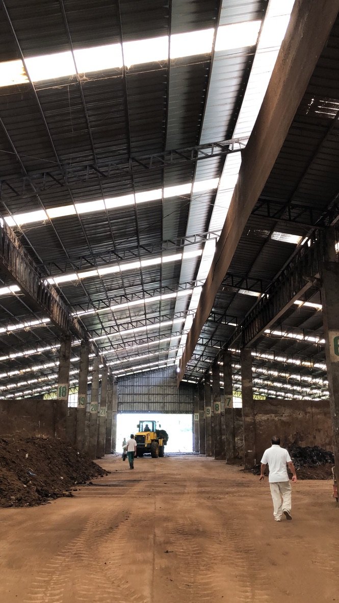 Each bay in the composting plant is monitored.