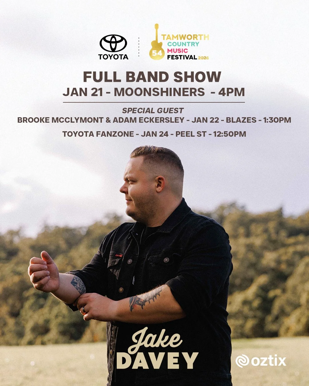 Tamworth Country Music Festival 2026 - Appearances 