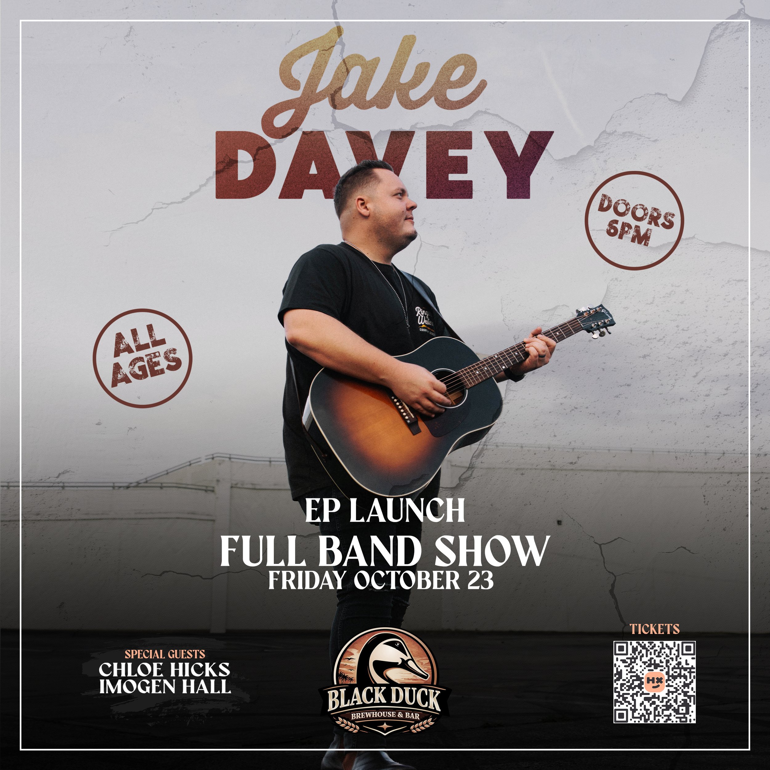 Jake Davey - EP Launch - Black Duck Brewery